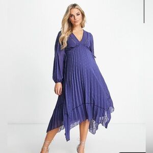 ASOS Maternity Pleated Dress